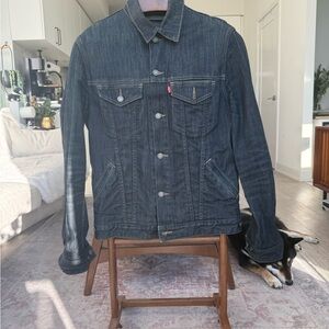 Levi's Dark Denim Bike Jacket